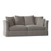 Rosecliff Heights Charlene 85" Flared Arm Sofa Bed w/ Reversible Cushions Polyester/Other Performance Fabrics in Gray | Wayfair