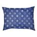 Tucker Murphy Pet™ Chenault Moon Phases Indoor Dog Pillow Polyester/Fleece in White/Blue/Black | 7 H x 50 W x 36 D in | Wayfair
