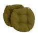 Winston Porter Indoor/Outdoor Dining Chair Cushion Polyester in Green/Brown | 3.5 H x 16 W in | Wayfair A9CD7F129E264F75A4EE671E5A5337ED