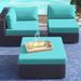 Latitude Run® Larrissa Outdoor Cushion Cover Acrylic in Pink/Green/Blue | 6 H in | Wayfair CK-BARBADOS-13a-ARUBA