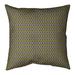 Latitude Run® Avicia Diamonds Square Pillow Cover & Insert Polyester/Polyfill in Yellow | 16 H x 16 W x 3 D in | Wayfair