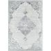 Gray 30 x 0.5 in Area Rug - Ophelia & Co. Hailey Vintage Spring Snowflake Area Rug Polypropylene | 30 W x 0.5 D in | Wayfair