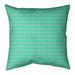 Latitude Run® Avicia Diamonds Square Pillow Cover & Insert Polyester in Green/Blue | 26 H x 26 W x 2 D in | Wayfair