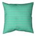 Latitude Run® Avicia Diamonds Square Pillow Cover & Insert Polyester/Polyfill in Green/Blue | 26 H x 26 W x 9.5 D in | Wayfair
