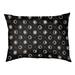 Tucker Murphy Pet™ Chenault Moon Phases Indoor Dog Pillow Polyester/Fleece in Orange/Gray/White | 7 H x 50 W x 36 D in | Wayfair