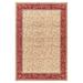 White 31 x 0.39 in Indoor Area Rug - World Menagerie Edmont Oriental Flatweave Beige/Red Area Rug Polypropylene | 31 W x 0.39 D in | Wayfair