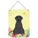 The Holiday Aisle® Easter Eggs Pug Hanging Prints Wall Décor Metal in Gray/Yellow | 12 H x 16 W x 0.03 D in | Wayfair