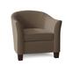 Barrel Chair - Fairfield Chair Hudson 82.55Cm Wide Barrel Chair Polyester in Gray | 32.5 H x 32.5 W x 34.5 D in | Wayfair 1412-01_9953 62_Espresso