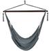 Bay Isle Home™ Plummer Chair Hammock Polyester in Gray | 48 H x 47 W x 36 D in | Wayfair FBCA05A621C94FCAA92EE7F85234FA2A