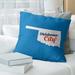 East Urban Home Pillow Polyester/Polyfill/Cotton Blend in Blue | 26 H x 26 W x 4 D in | Wayfair C2669AF7D5BE49DDB1E028F67B3DD128