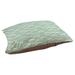 Tucker Murphy Pet™ Chelan Lined Chevrons Indoor Dog Pillow Polyester in Green/Blue | 7 H x 39.5 W x 25.9 D in | Wayfair