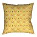 Latitude Run® Avicia Pillow Cover Polyester in Yellow | 16 H x 16 W in | Wayfair 37AA0987ED9C4831AB4F9A289ADFE602