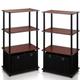 Rebrilliant Kauffman Etagere Bookcase Wood in Brown | 43.25 H x 23.6 W x 11.6 D in | Wayfair 57690D348FA74AA5AAB7BA891845F516