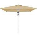 Arlmont & Co. Maria 7.5' Square Market Umbrella Metal in White | Wayfair 809DD0719170428792FC7ADA6DD5CC20