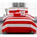 Longshore Tides Kaius Microfiber Comforter Set Polyester/Polyfill/Microfiber in Red | Cal. King Comforter + 6 Additional Pieces | Wayfair