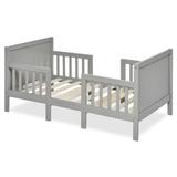 Harshman Toddler Solid Wood Standard Bed by Harriet Bee Wood in Gray | 28 H x 29 W x 57 D in | Wayfair 9D5157703C674F4F8783F5B6EC976F87