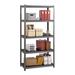 WFX Utility™ Iron Horse Riveted Shelving Unit Wood/Steel in White | 72 H x 36 W x 18 D in | Wayfair 1778A3949D534D1DA694653A406EC545