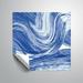 East Urban Home Swirl III Wall Mural Vinyl in Blue | 14 H x 14 W in | Wayfair 2Rhu019a1414p