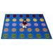 Blue 64 x 0.5 in Area Rug - Joy Carpets Faith Based Circles & Symbols Area Rug Nylon | 64 W x 0.5 D in | Wayfair 1497C