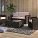 Latitude Run® Phillipsville Rattan Sofa Seating Group w/ Cushions Synthetic Wicker/All - Weather Wicker/Wicker/Rattan | Wayfair