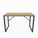 17 Stories Desk Wood/Metal in Black | 29 H x 47 W x 23 D in | Wayfair 6F3EE05EE9734388AD8E63DE99268EFC