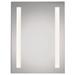 Orren Ellis Twombly Backlit Surface Mount Framed 1 Door Medicine Cabinet w/ 3 Adjustable Shelves Lighting Electrical Outlet | Wayfair
