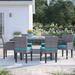 Lark Manor™ Andrick Rectangular 6 - Person 79" Long Outdoor Dining Set w/ Cushions Metal in Gray | Wayfair 750CF7826328471881C215ADD010045E