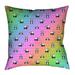 Latitude Run® Avicia Pillow Cover Leather/Suede in Pink/Green/Blue | 14 H x 14 W in | Wayfair 063260C2F7384F6AA7CE761100E63C08