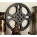 Williston Forge Metal Movie Reel Wall Décor Metal in Black | 18 H x 18 W in | Wayfair 51615