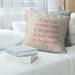 East Urban Home Stay Hungry Quote Linen Pillow Cover Linen in Red/White | 20 H x 20 W x 0.5 D in | Wayfair F39F996BE6E14E3588CA25FB5B807C28