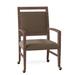 Fairfield Chair Preston King Louis Back Arm Chair Wood/Upholstered/Fabric in Brown | 38 H x 23.5 W x 23.5 D in | Wayfair 8700-A4_ 3155 72_ Tobacco