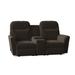 Red Barrel Studio® Amyri 73.5" Pillow Top Arm Reclining Loveseat in Gray/Blue/Black | 41.5 H x 73.5 W x 37 D in | Wayfair