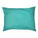 Tucker Murphy Pet™ Byrge Hexagonal Lattice Dog Pillow/Classic Metal in Green/Blue | 17 H x 50 W x 40 D in | Wayfair