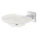 Symple Stuff Gallaher Soap Dish Metal in Gray | 1.63 H x 4.75 W x 6.25 D in | Wayfair 257B5B127DFE45528D61DCDFA710B057