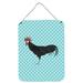 Gracie Oaks Minorca Ctalalan Chicken Hanging Prints Wall Décor Metal in Blue | 12 H x 16 W x 0.03 D in | Wayfair D36E4D32E52E4DE483720B1F7E880FAA