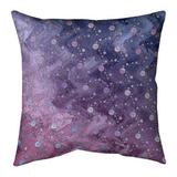 Latitude Run® Avicia Planets Stars Square Pillow Cover & Insert Polyester in Pink/Gray/Indigo | 14 H x 14 W x 3 D in | Wayfair