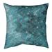 Latitude Run® Avicia Planets Stars Square Pillow Cover & Insert Polyester in Green/Blue | 16 H x 16 W x 3 D in | Wayfair