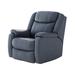 Southern Motion Hercules 41" Wide Genuine Leather Power Zero Clearance Standard Recliner in Black | 43 H x 41 W x 42 D in | Wayfair 6240P-95760