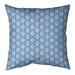 Latitude Run® Avicia Koi Fish Waves Indoor/Outdoor Throw Pillow Polyester/Polyfill blend in Blue/Yellow | 16 H x 16 W x 3 D in | Wayfair