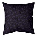 East Urban Home Pizza Cotton Throw Pillow in Indigo | 26 H x 26 W x 9.5 D in | Wayfair E757AD94E9344697BA95C339E9A19795