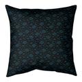 Ebern Designs Kitterman Pizza Square Throw Pillow Polyester/Polyfill in Blue | 26 H x 26 W x 3 D in | Wayfair 1B1B6DA270A148E0B6A8E11011E81BB1