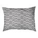 Tucker Murphy Pet™ Chelan Lined Chevrons Outdoor Dog Pillow Metal in Gray/White/Indigo | 30 H x 40 W x 6.5 D in | Wayfair