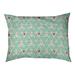 Tucker Murphy Pet™ Chen Hand Drawn Triangles Outdoor Dog Pillow Polyester in Indigo | 7 H x 27.56 W x 19.7 D in | Wayfair