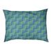 Tucker Murphy Pet™ Cheng Fractured Designer Pillow Fleece, Polyester in Green | 8 H x 28 W x 6 D in | Wayfair EA1A051CBAFB426087F660FCCDCD70D2