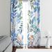 Folk N Funky Floral Semi-Sheer Curtain Panels Polyester | 52 H in | Wayfair WC012-2052