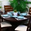 Ophelia & Co. Wilfred 20 Piece Dinnerware Set, Service for 4 Ceramic/Earthenware/Stoneware in Green/Blue | Wayfair E6A87FF1FC34416E940DEE1F22A3F22E