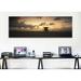 Ebern Designs Panoramic South Beach, Miami Beach, Miami-Dade County, Florida Photographic Print on Wrapped Canvas in White | 36 W x 1.5 D in | Wayfair