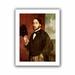 Vault W Artwork 'Self Portrait' by Edgar Degas Painting Print on Rolled Canvas in Black/Brown | 28 H x 22 W x 0.1 D in | Wayfair degas-035-24x18