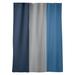 ArtVerse Minnesota Basketball Striped Blackout Rod Pocket Single Curtain Panel Polyester in Gray/Green/Blue | 87 H in | Wayfair NBS235-SOCB58