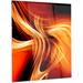 Ebern Designs ' Abstract Warm Fractal Design' Graphic Art on Metal in Orange | 28 H x 12 W x 1 D in | Wayfair FA09A14D18C34C6A88883BA33A90C355